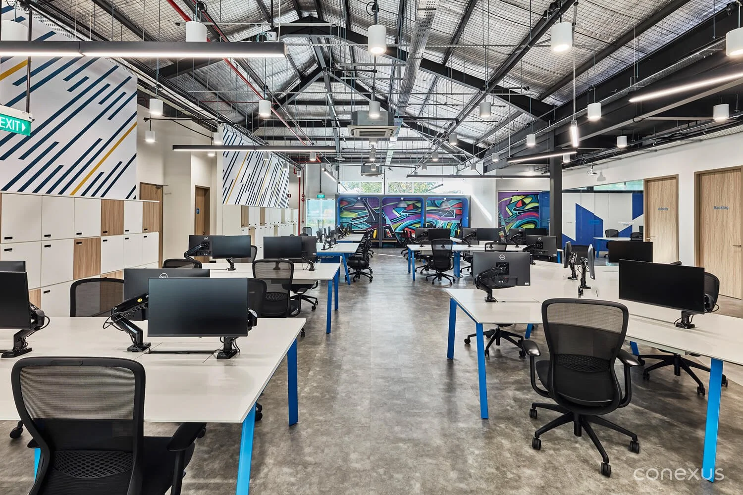 Decathlon Singapore Data Lab Office Design Build Conexus Studio